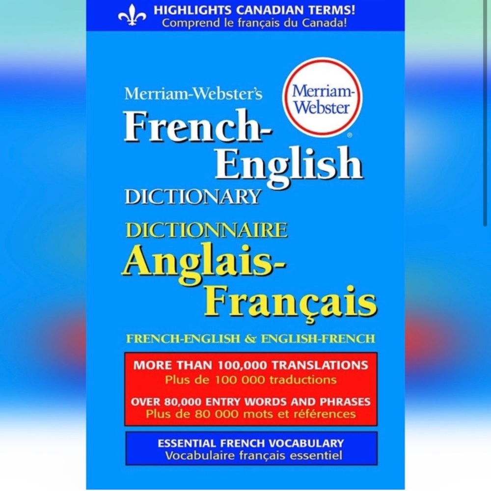 French and English dictionary